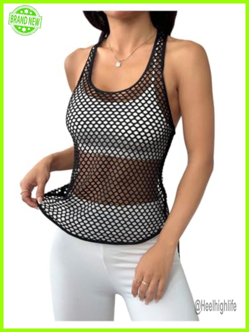 Mesh Racerback Sleeveless Tank Top Women's Athletic Yoga Gym Shirt